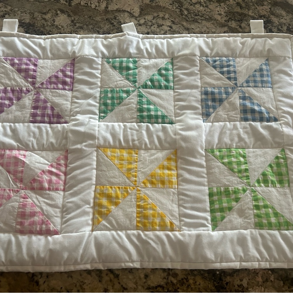 Colorful Patchwork Quilt Wall Hanging